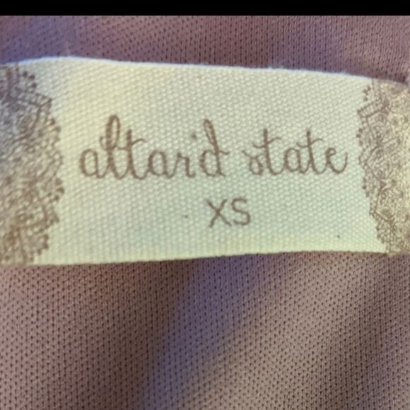 Altar'd State Betsy Mauve Clipdot Romper Size XSmall - Picture 5 of 5